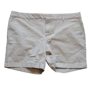 Tommy Hilfiger Women's Th‎ Flex 5 Inch Khaki Hollywood Shorts Sz 14 Chino